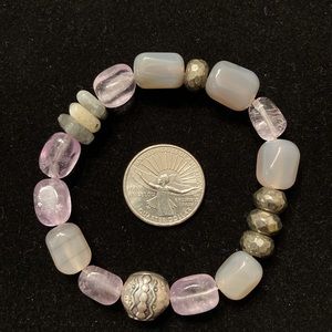 Silpada “Ultraviolet Stretch” bracelet 7”L